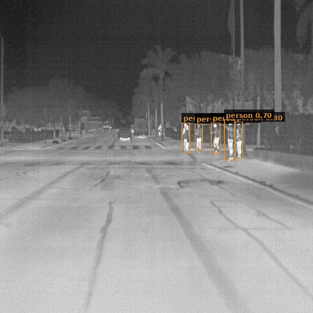 Thermal, real detections from a 40-label VisorVolt model